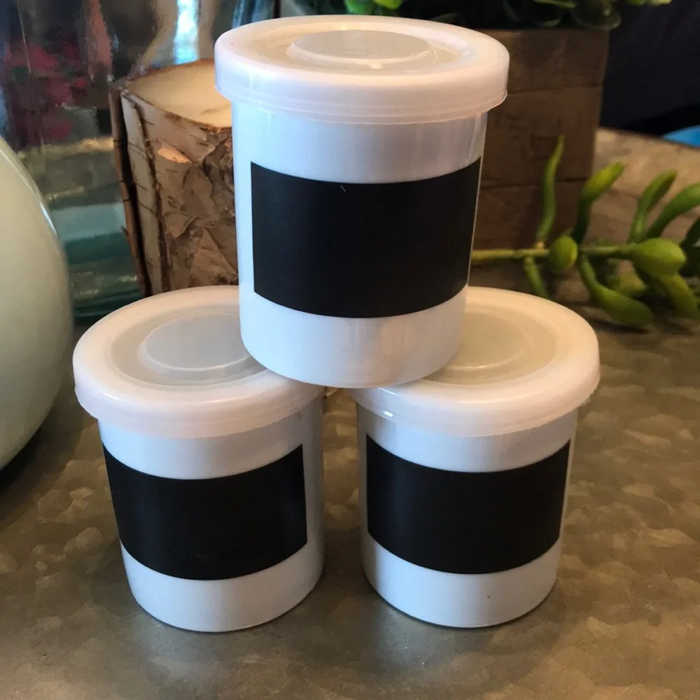Crate & Barrel Mini Jar with Blackboard